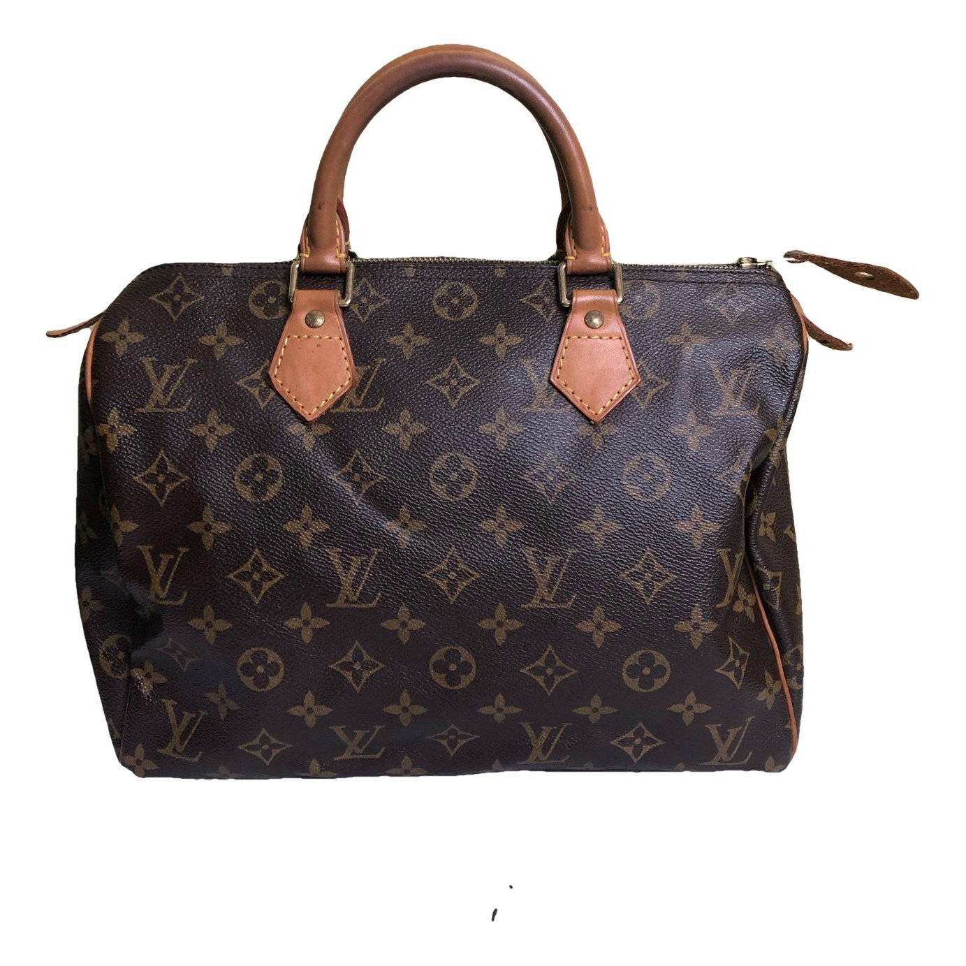 Speedy leather handbag