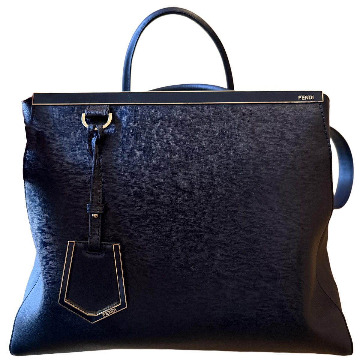 Peekaboo leather handbag