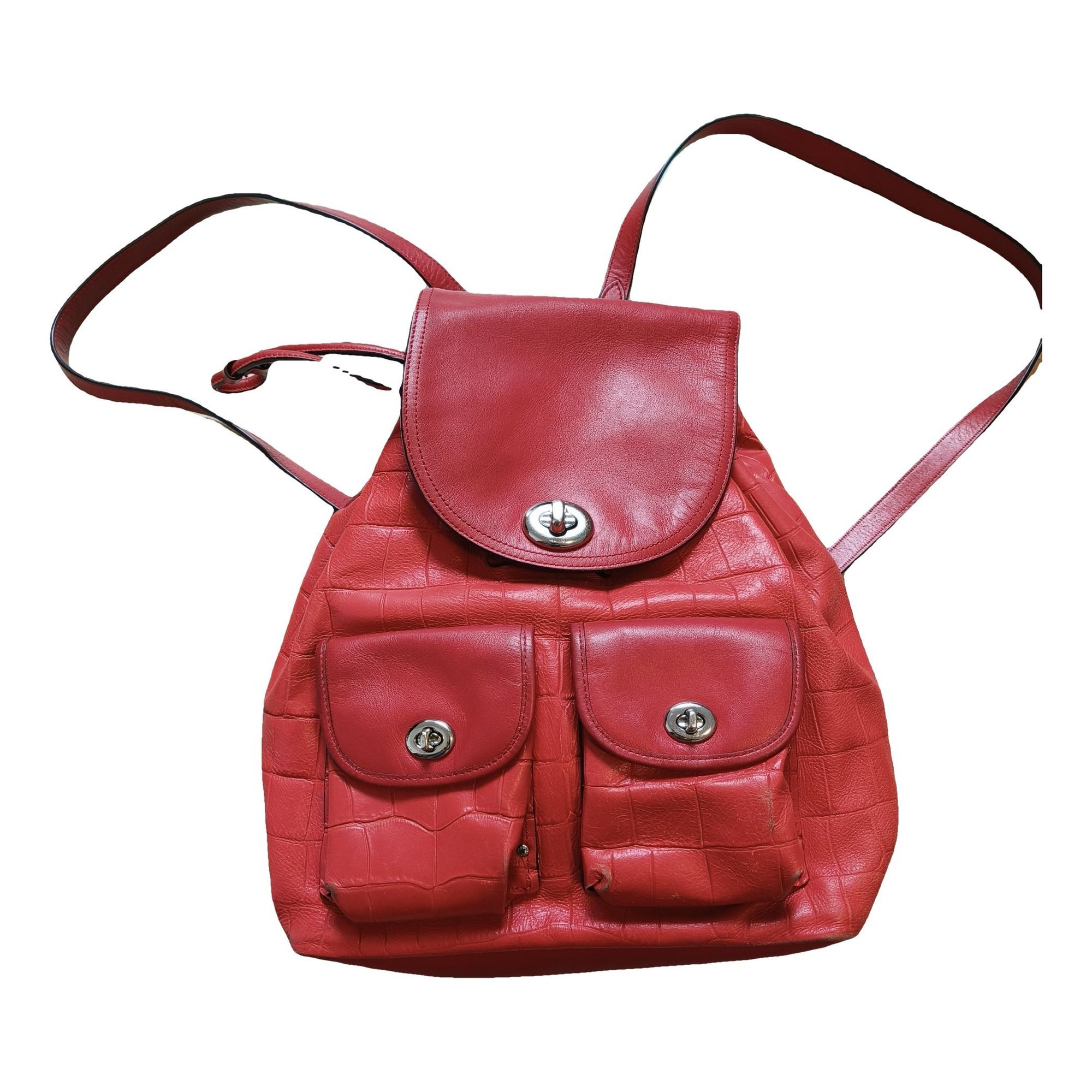 Leather backpack