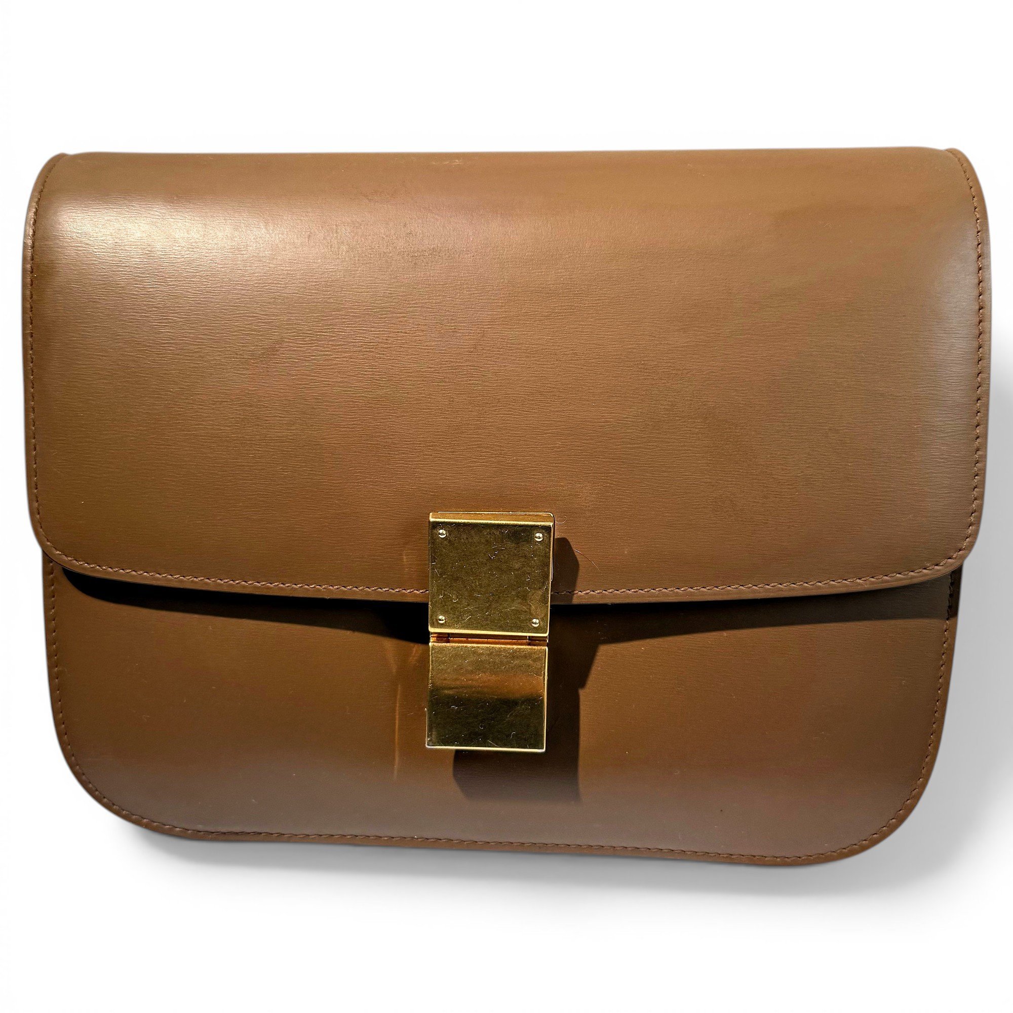 Classic leather handbag