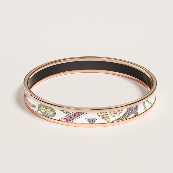 Jasmin Harnais De Coeur Bangle