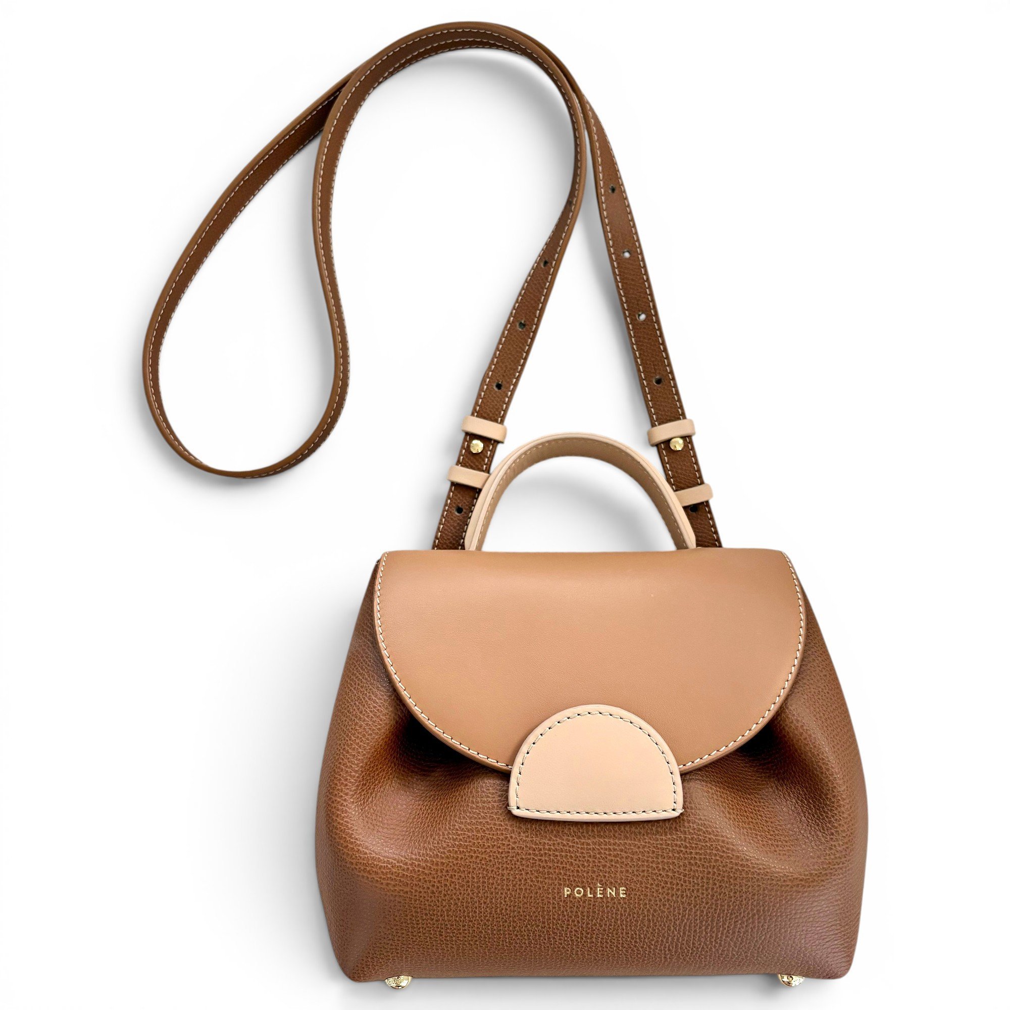 Numéro un nano leather handbag