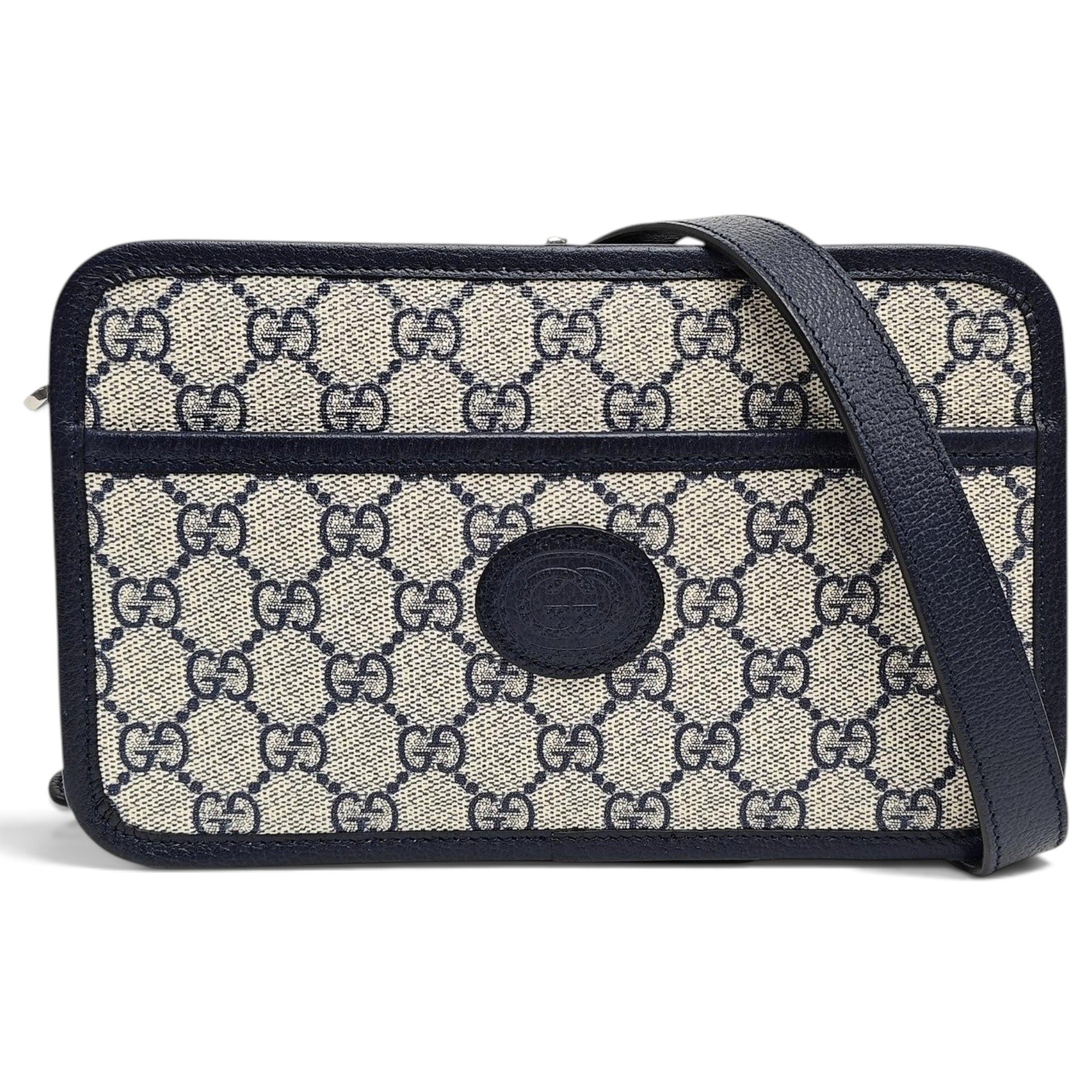 Ophidia GG Supreme leather handbag