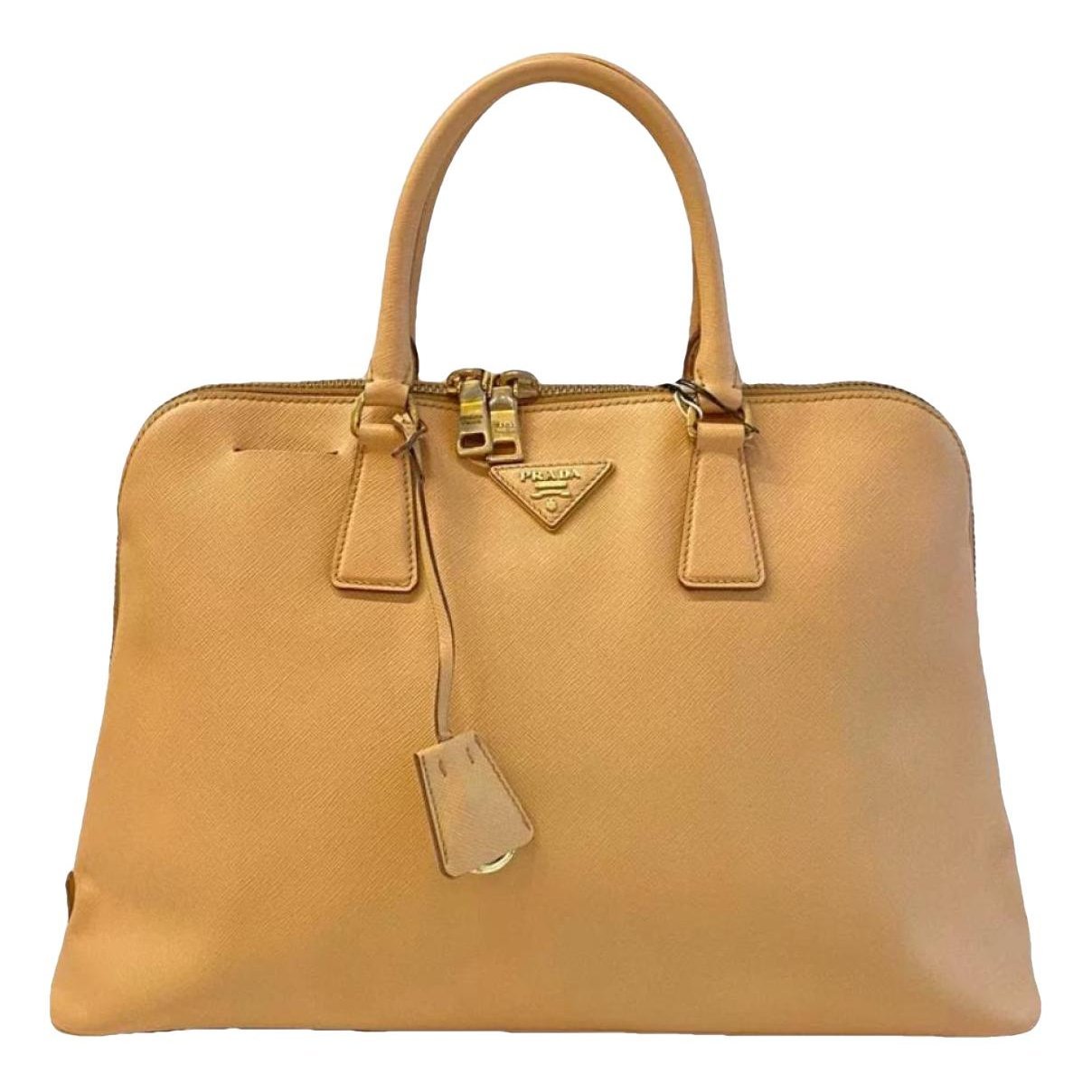 Promenade leather handbag