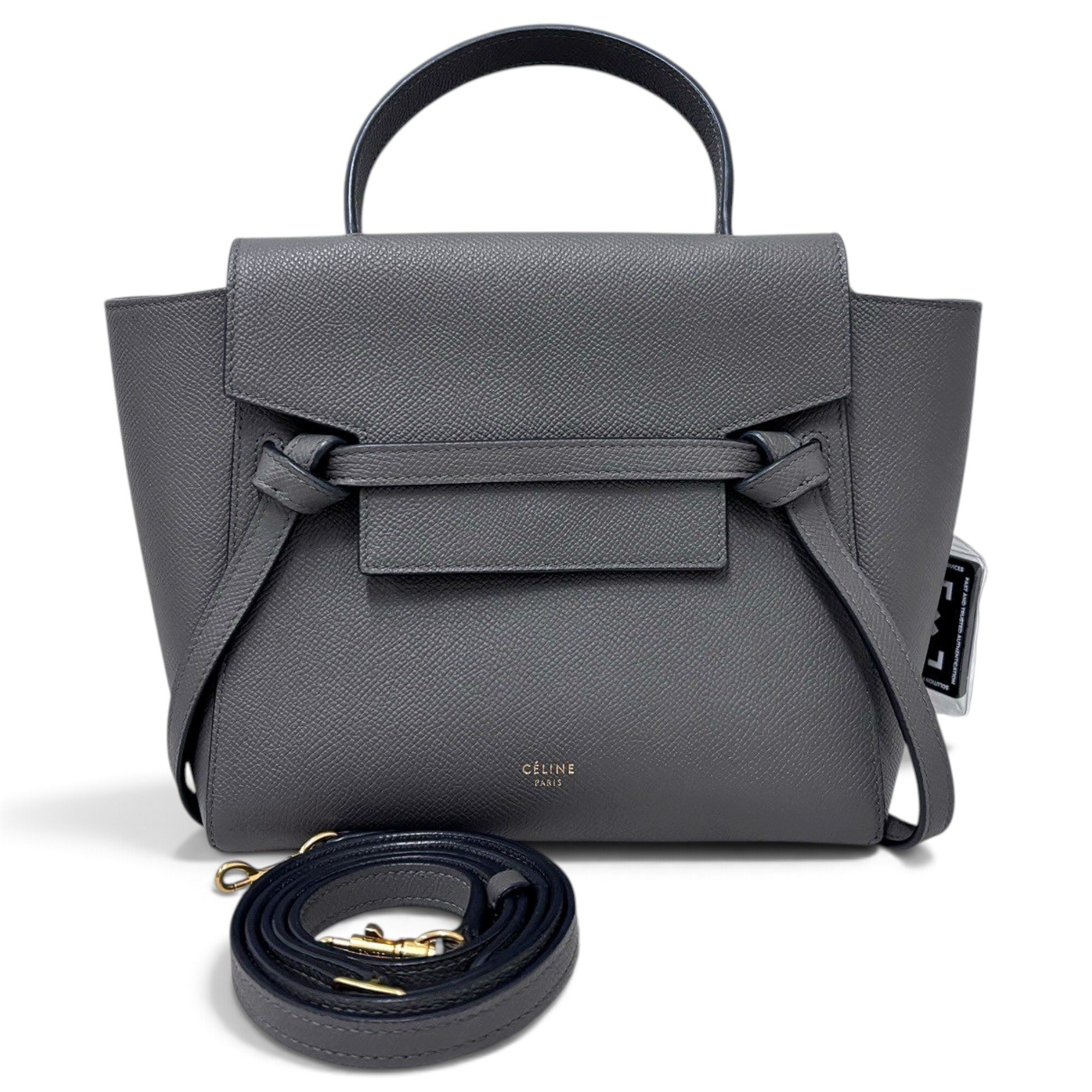 Belt leather handbag