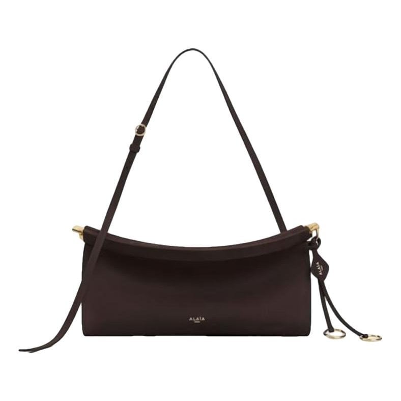 Le Click East West leather handbag