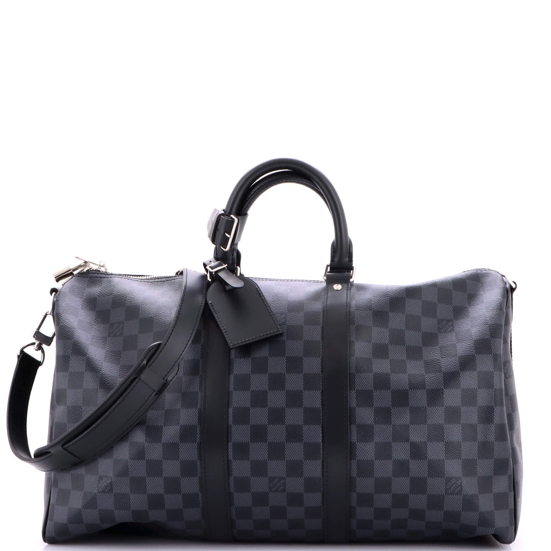 Keepall Bandouliere Bag Damier Graphite 45
