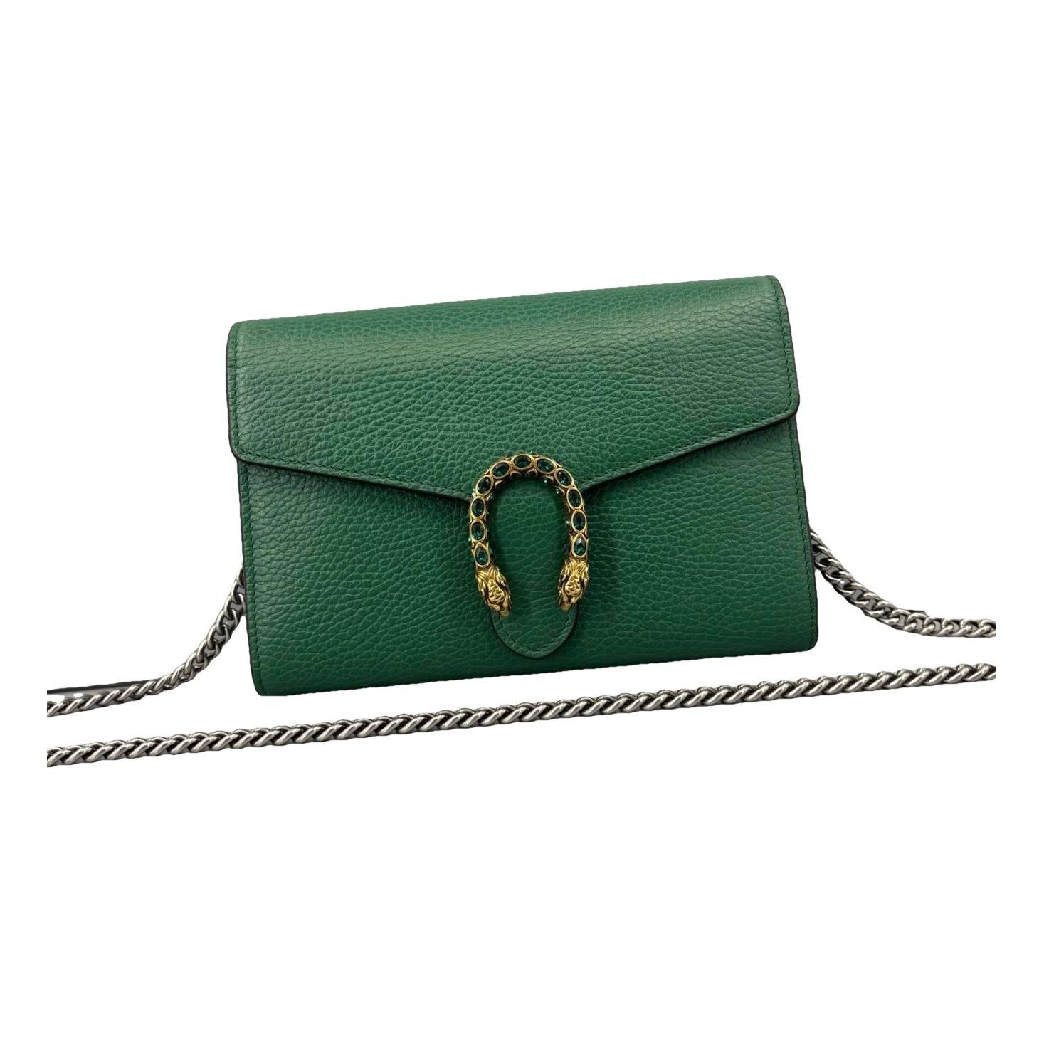 Dionysus Chain Wallet leather handbag
