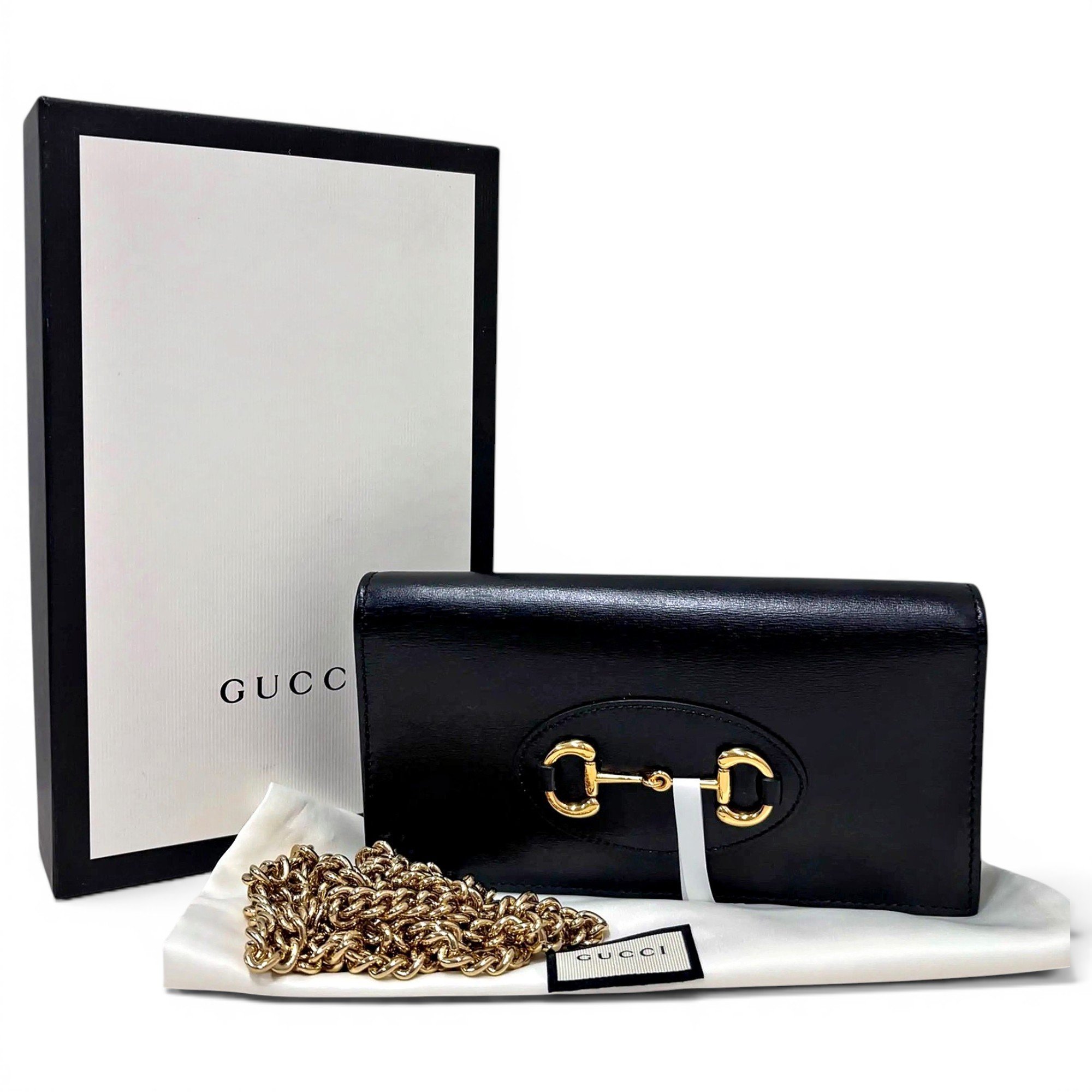 Horsebit 1955 Chain Wallet leather crossbody bag