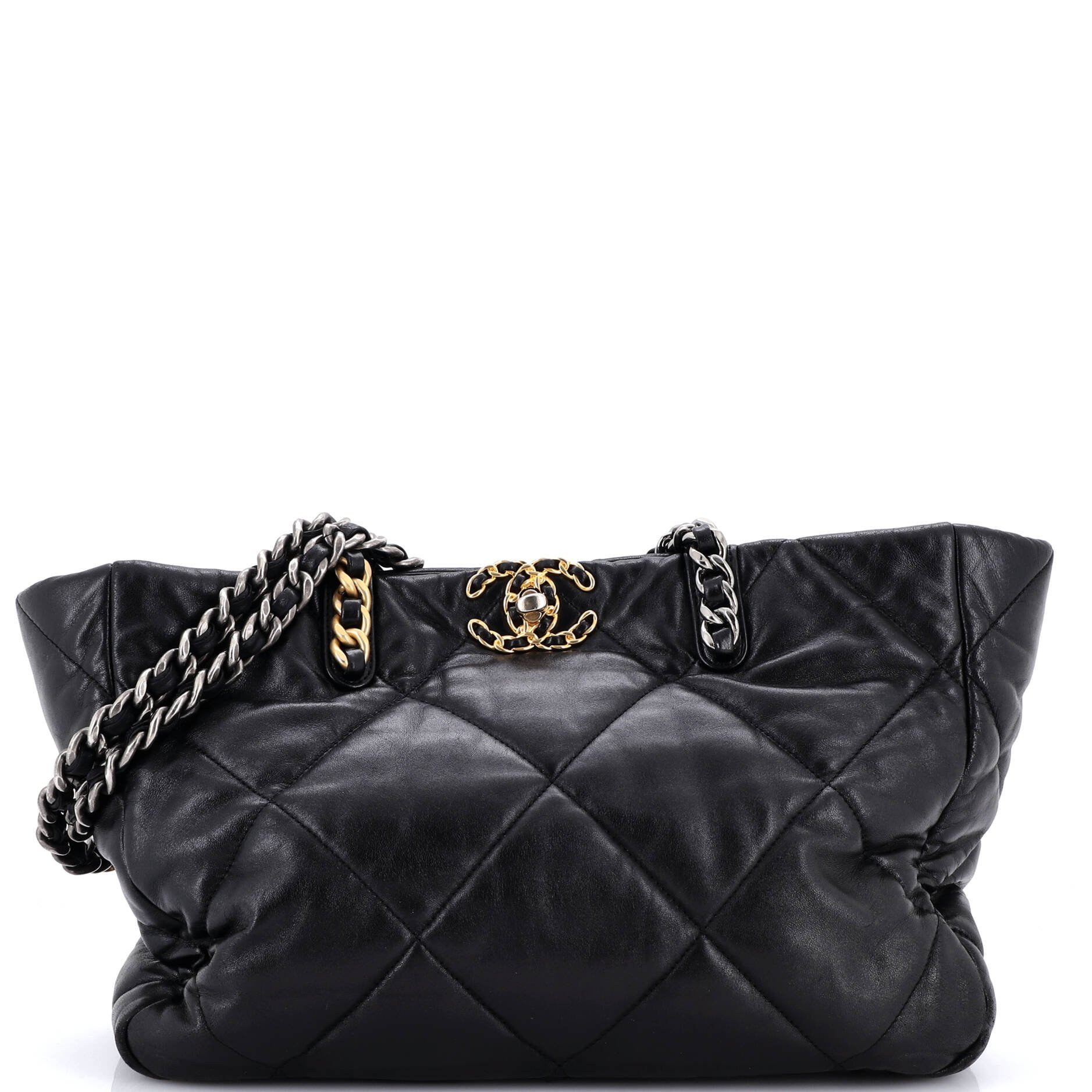 Leather tote