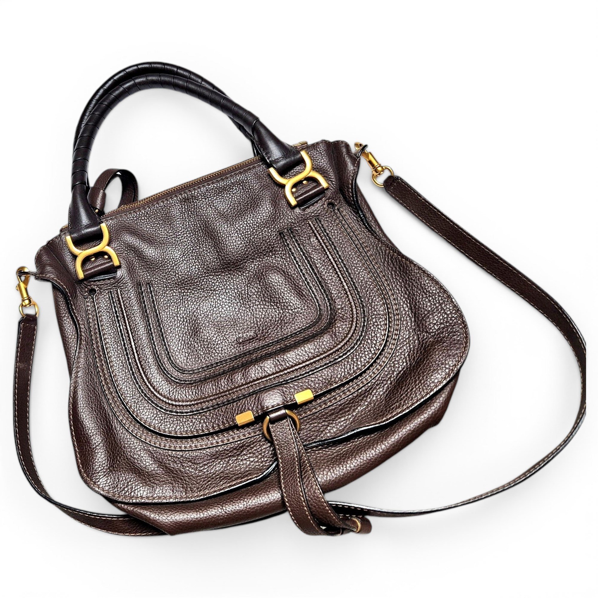 Marcie leather handbag