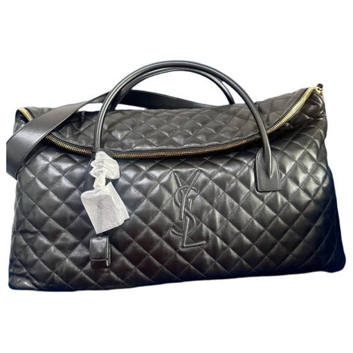 Leather travel bag