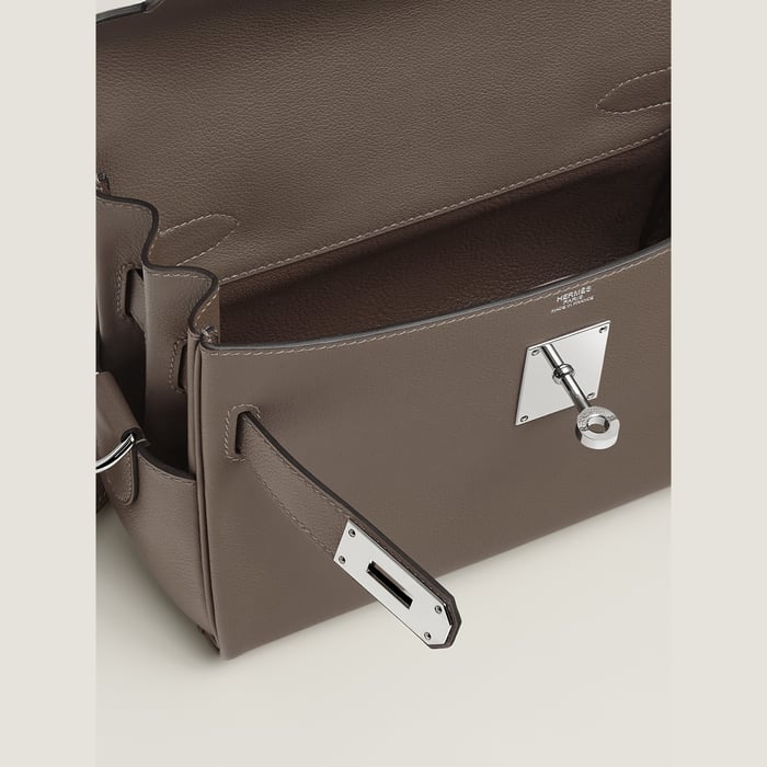 Gris Étain Kelly Messenger Bag