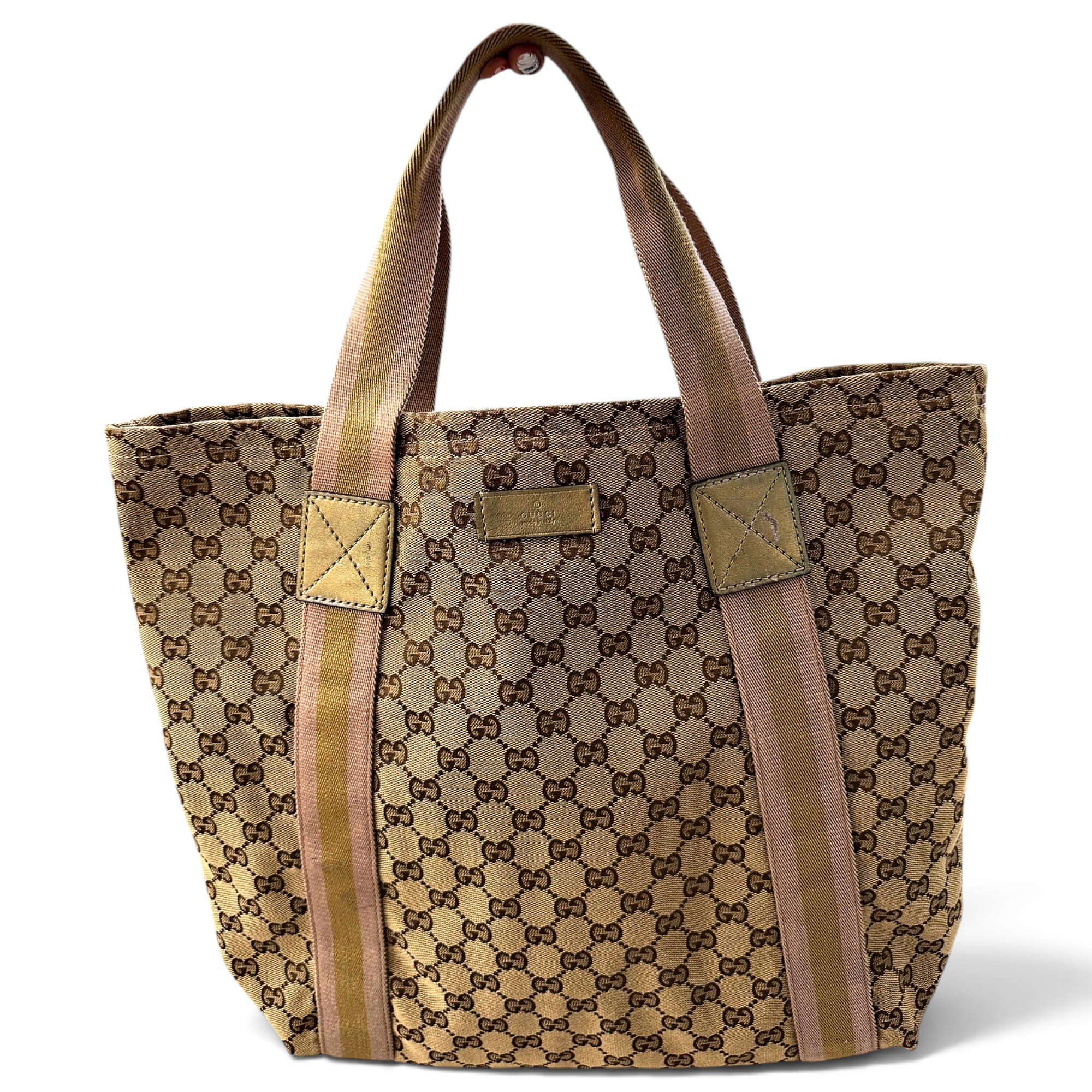 Leather tote