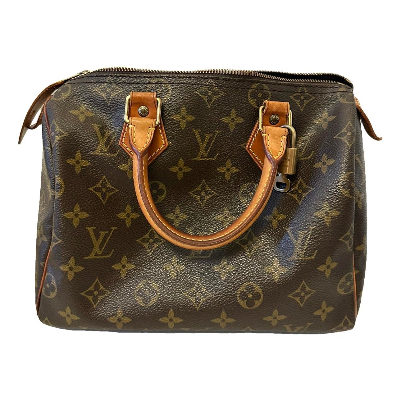 Speedy leather handbag