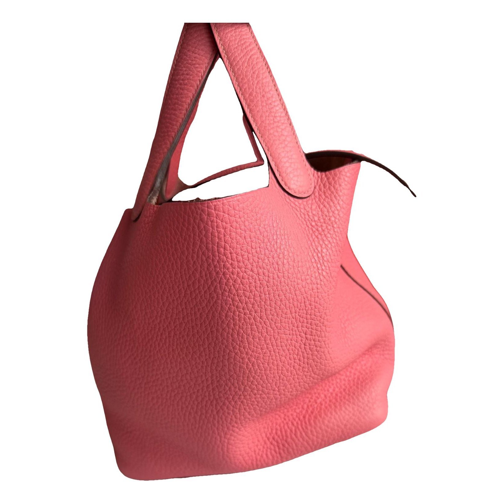 Picotin leather handbag