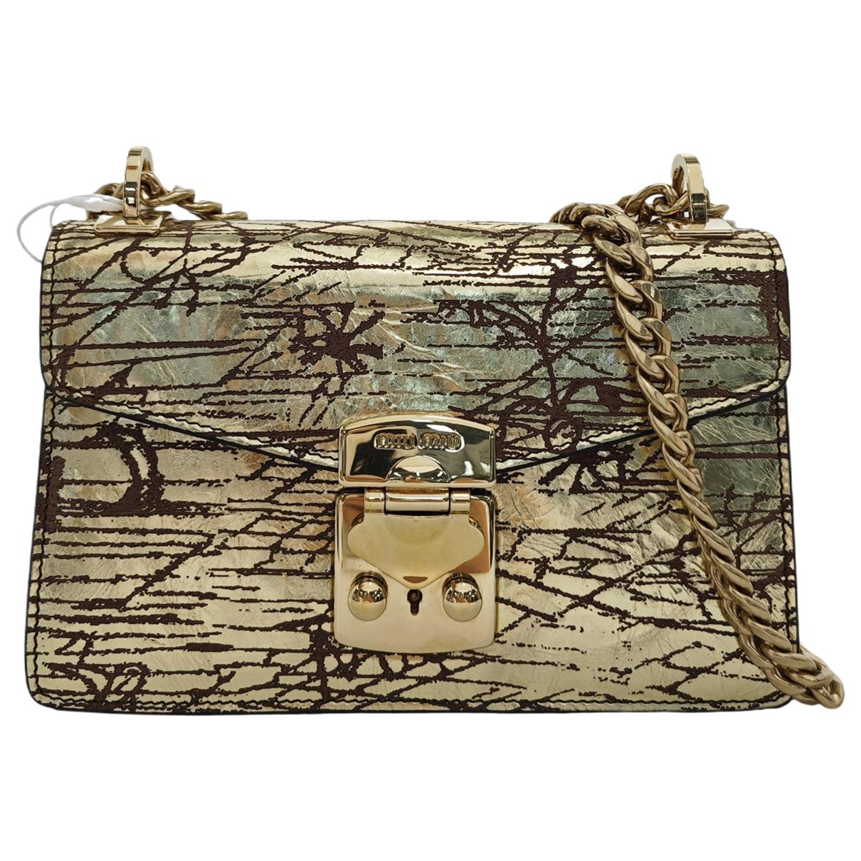 Miu Confidential leather handbag