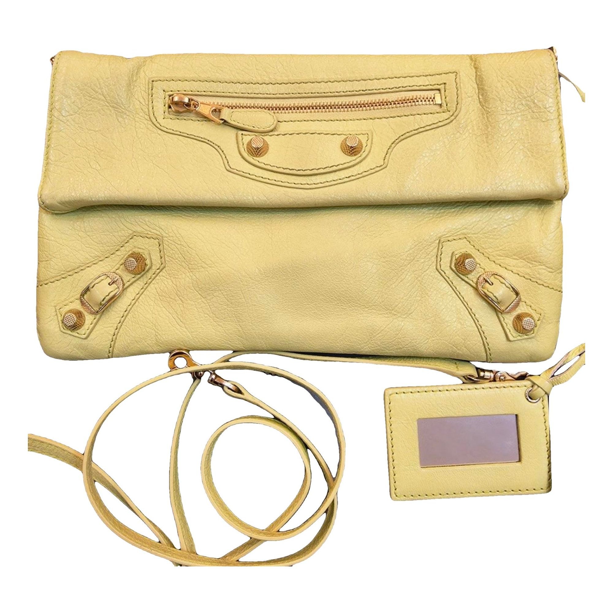 Envelop leather crossbody bag