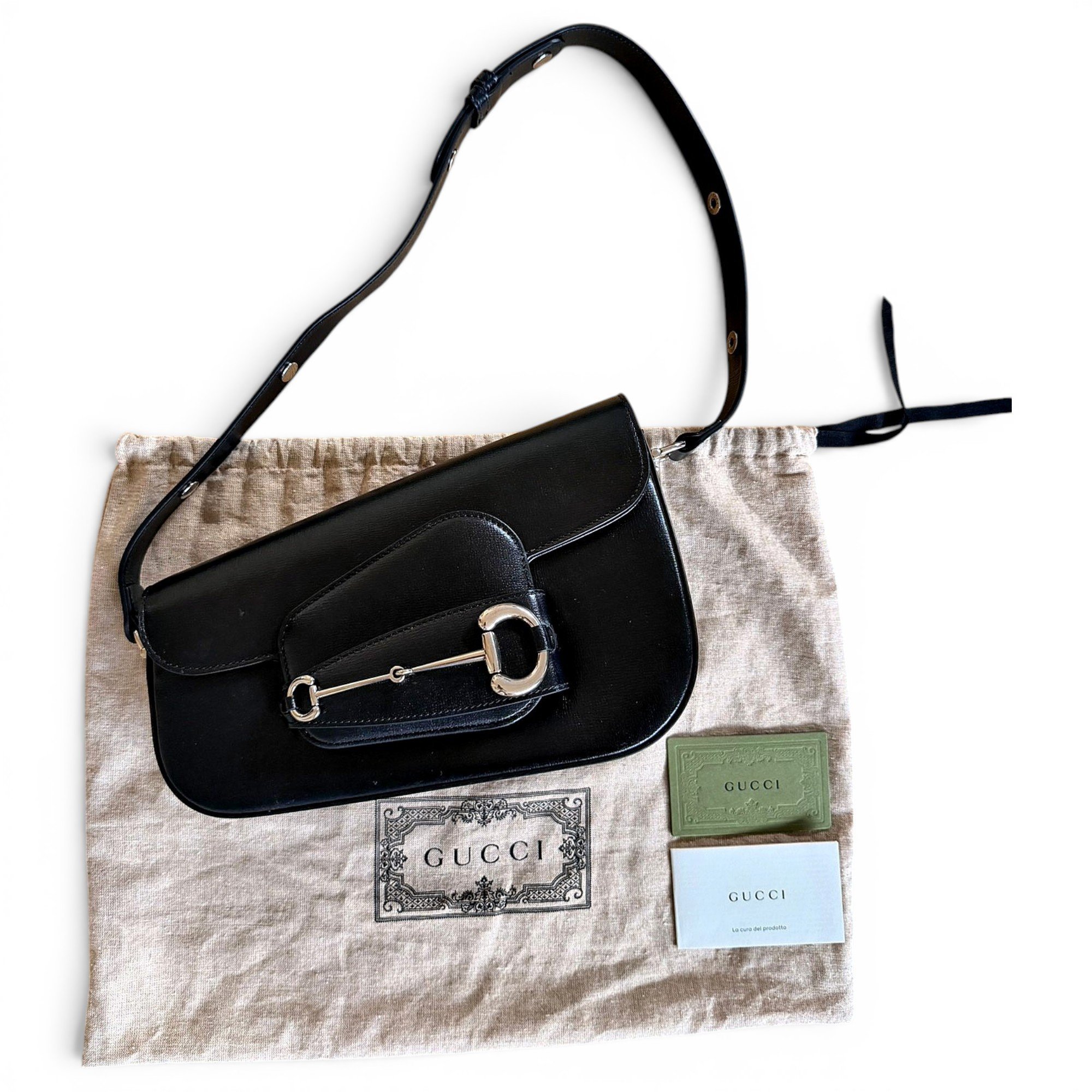 Horsebit 1955 leather handbag