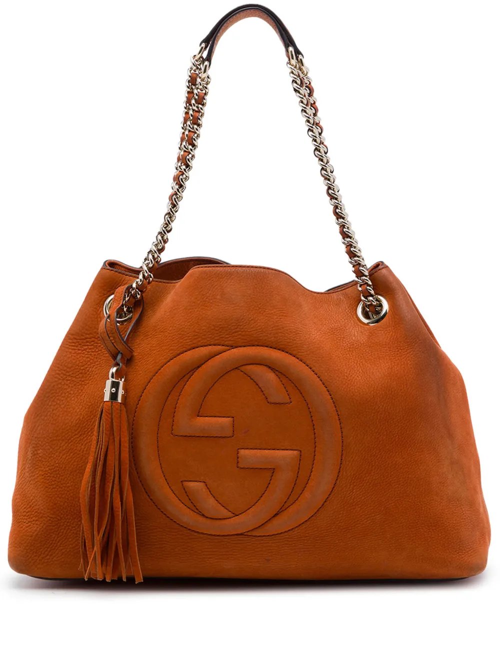 2016-2026 Medium Nubuck Leather Soho Chain tote bag