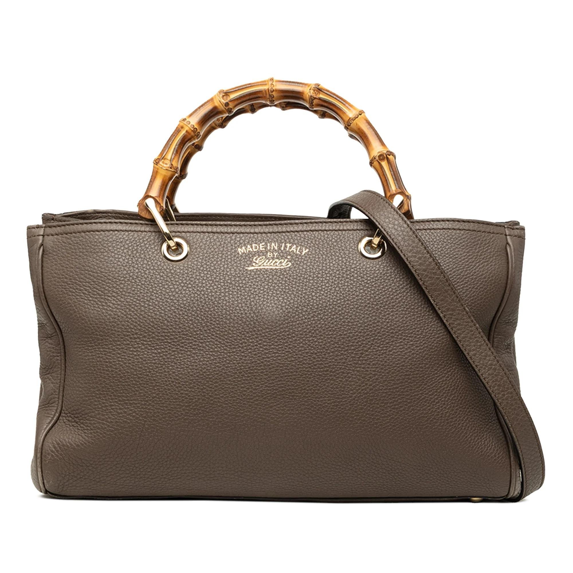 Bamboo leather satchel