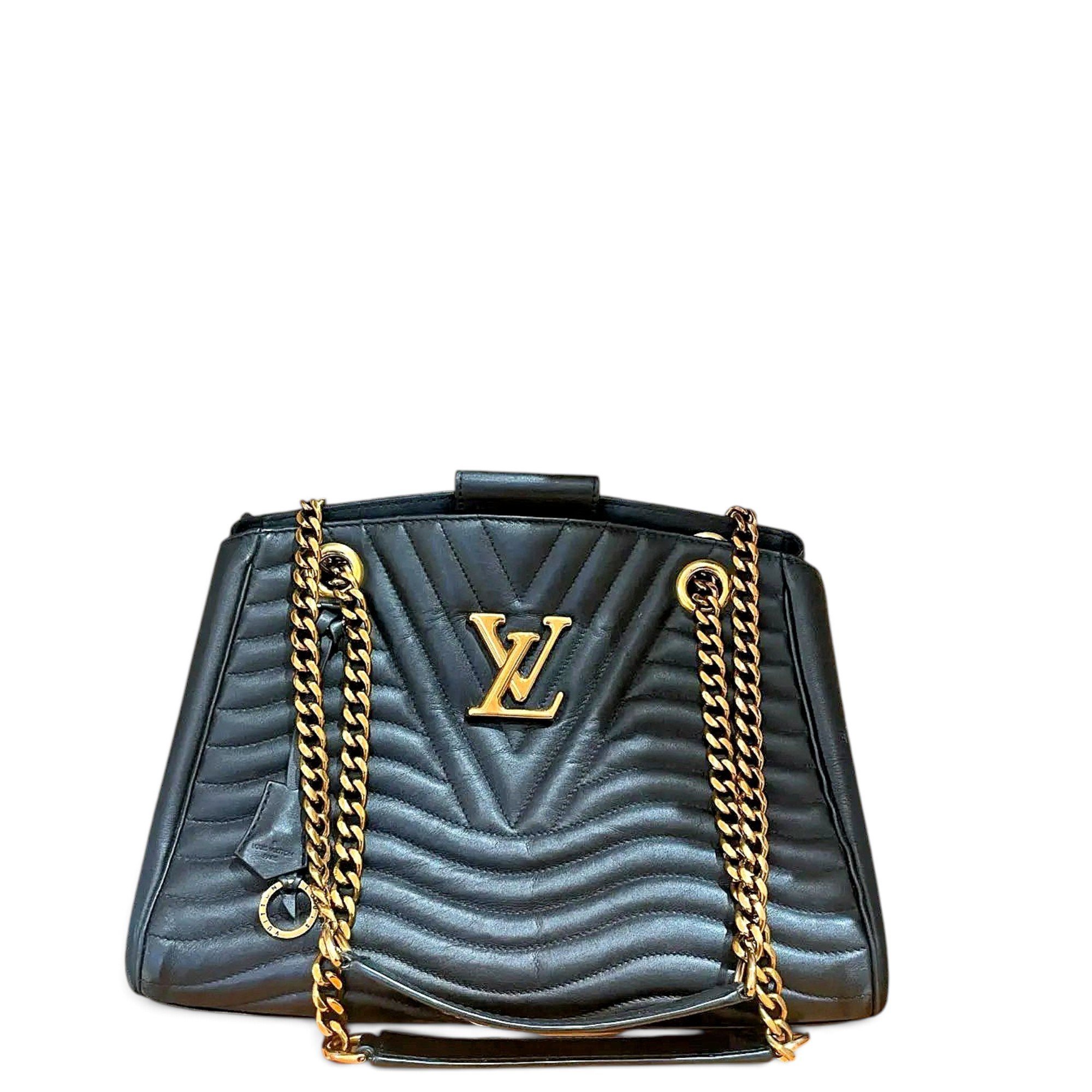 New Wave leather handbag