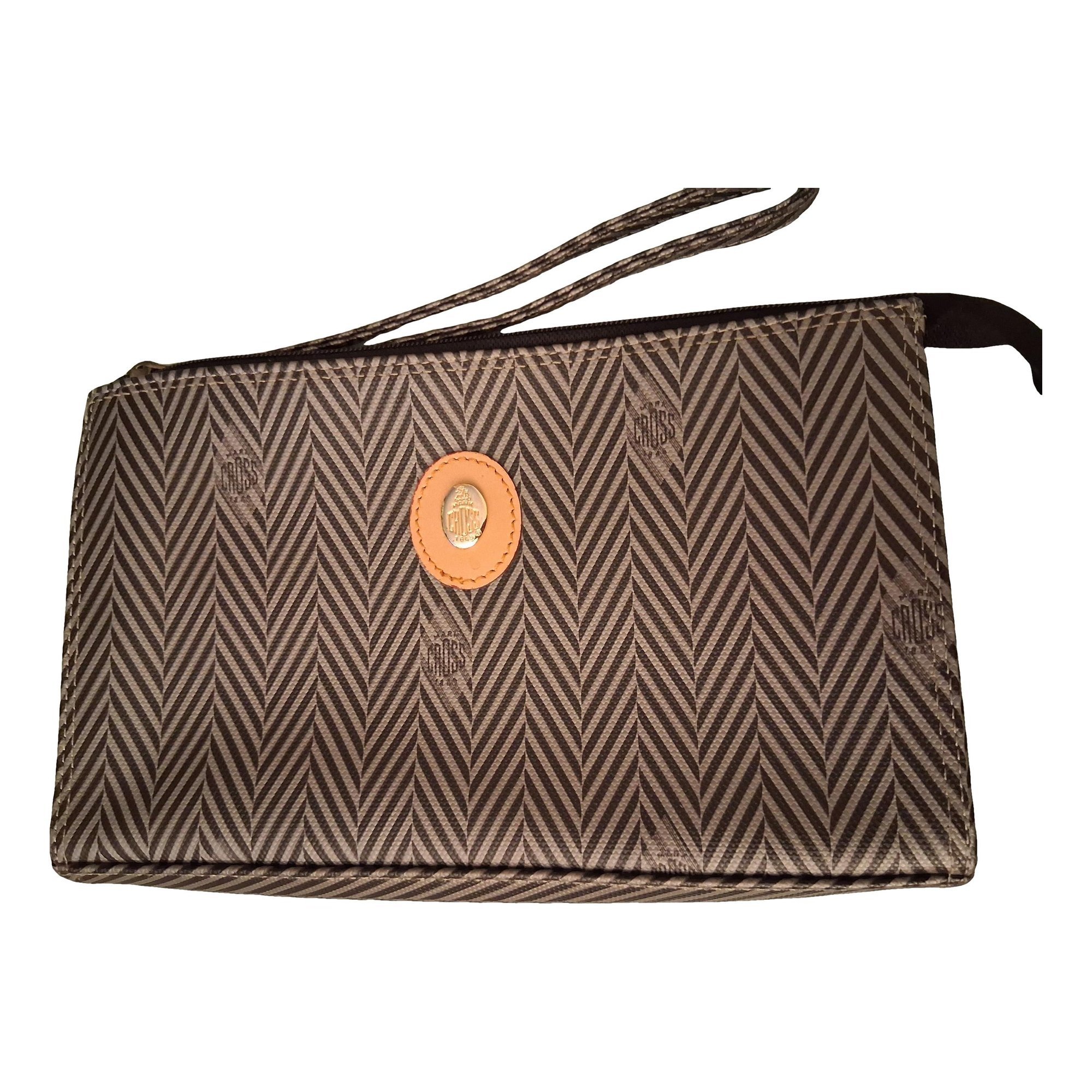 Vegan leather clutch bag