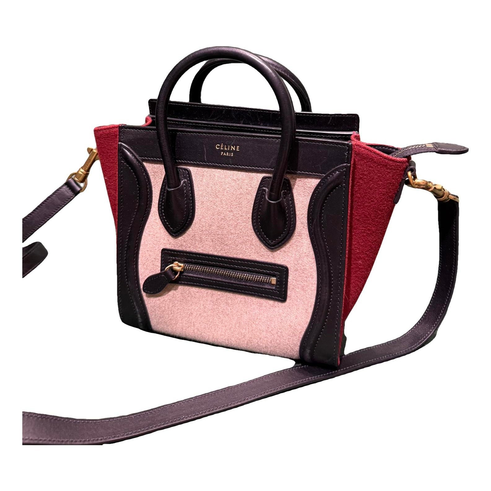 Nano Luggage leather handbag