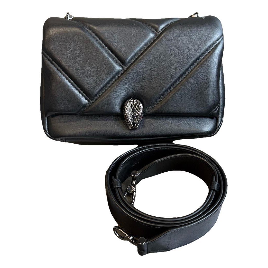 Serpenti leather handbag