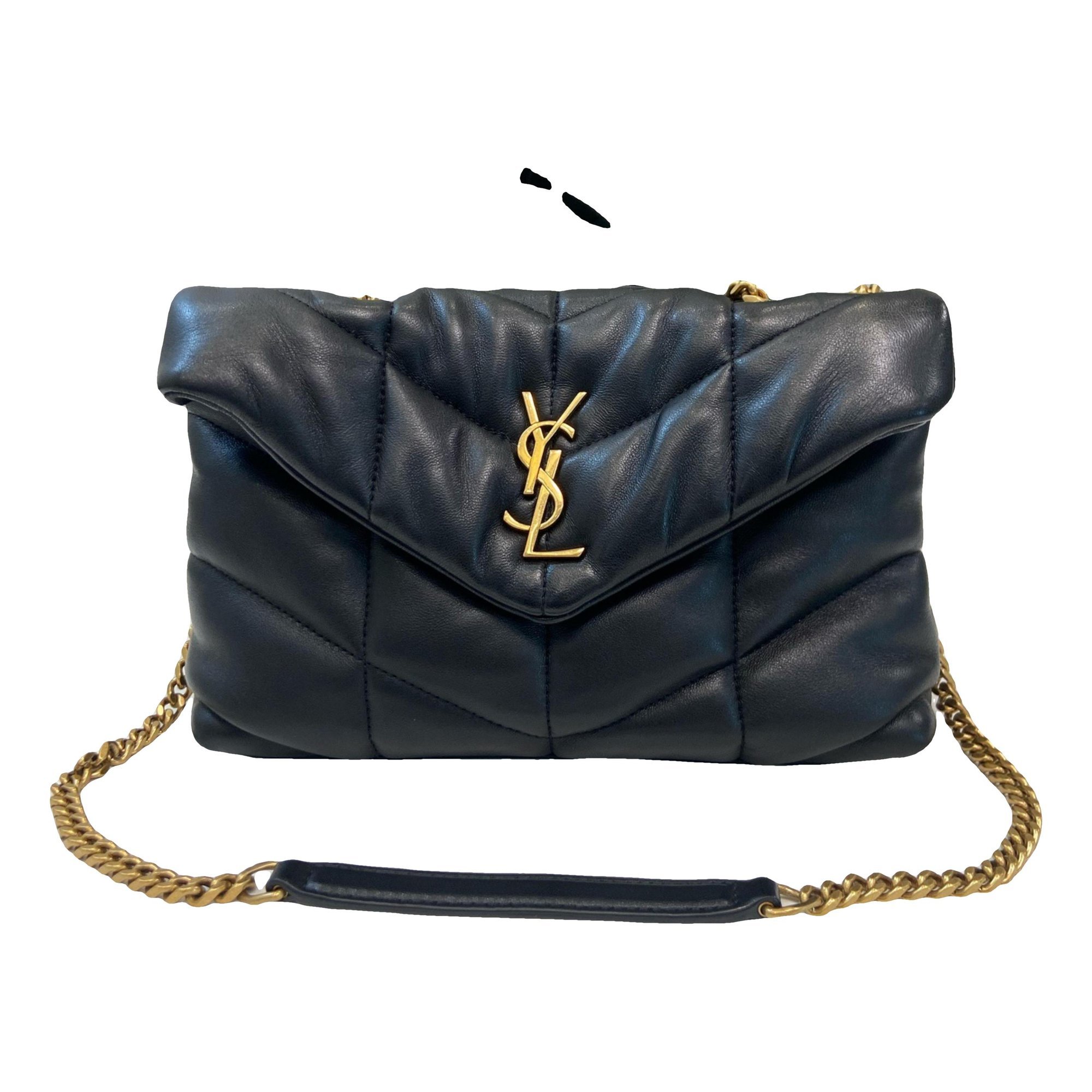 Baby monogramme leather bag