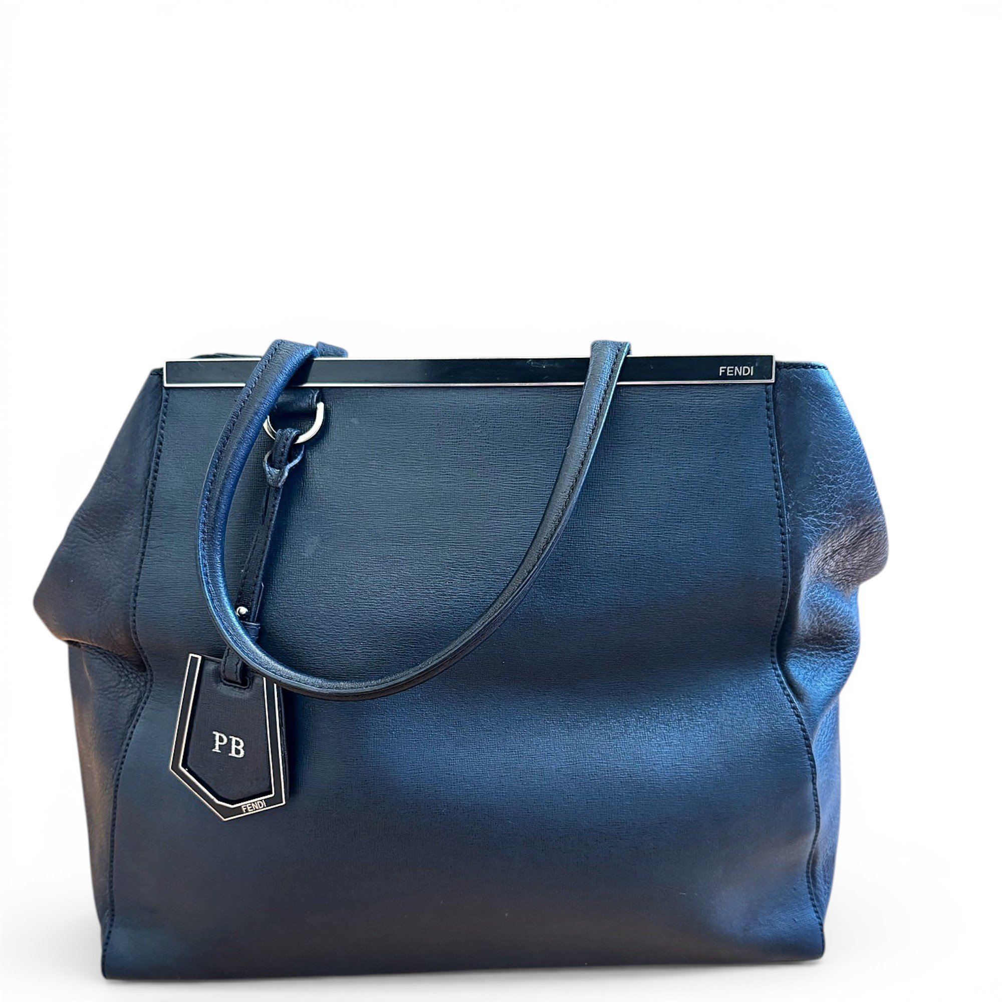 Fendi Peekaboo leather handbag