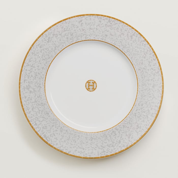 Sans Coloris Mosaique Au 24 Gold Presentation Plate