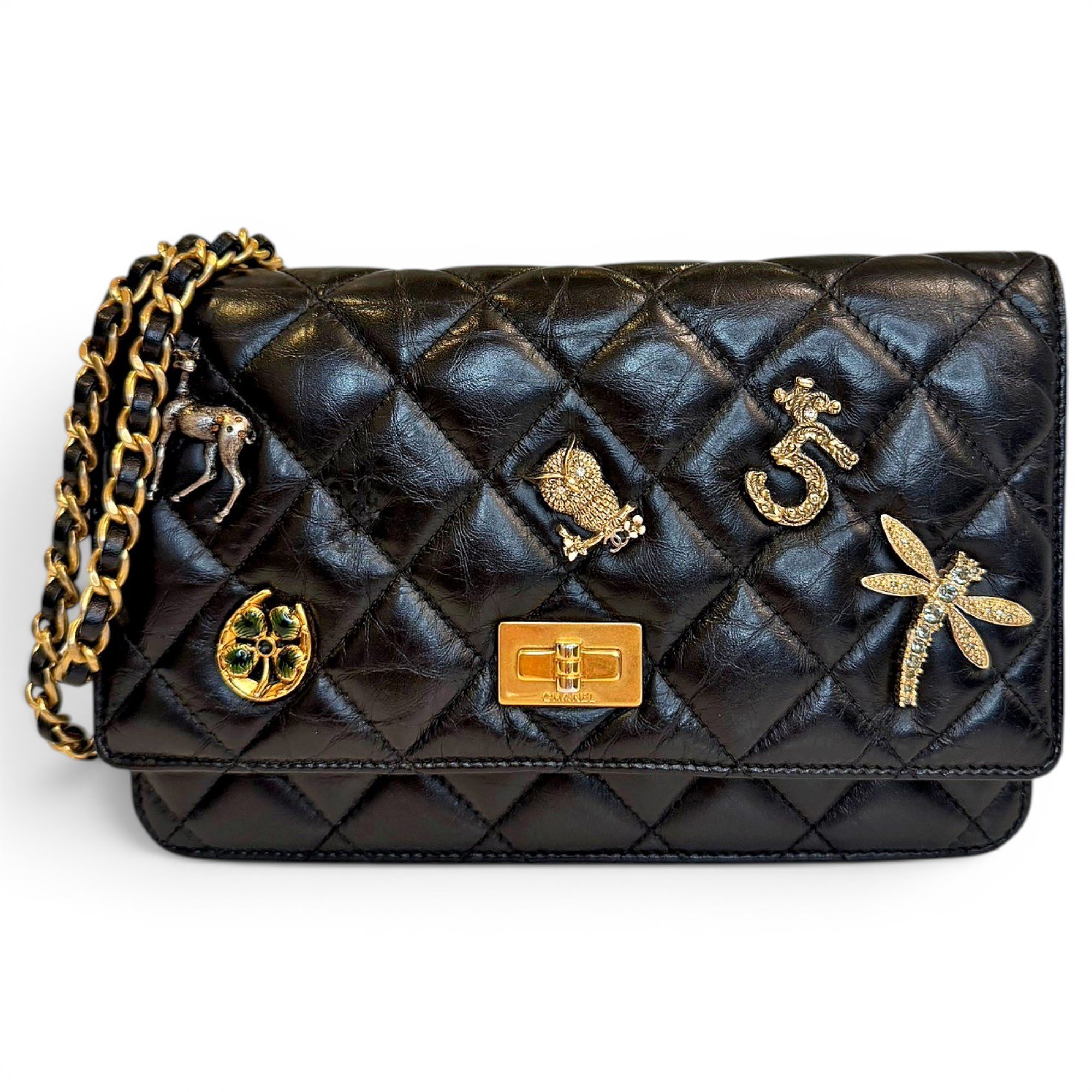 Wallet On Chain Timeless/Classique leather crossbody bag