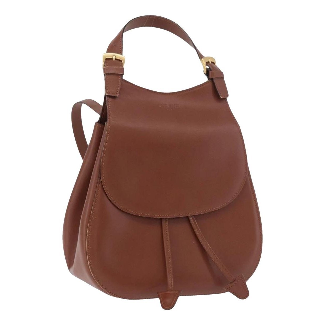 Leather backpack