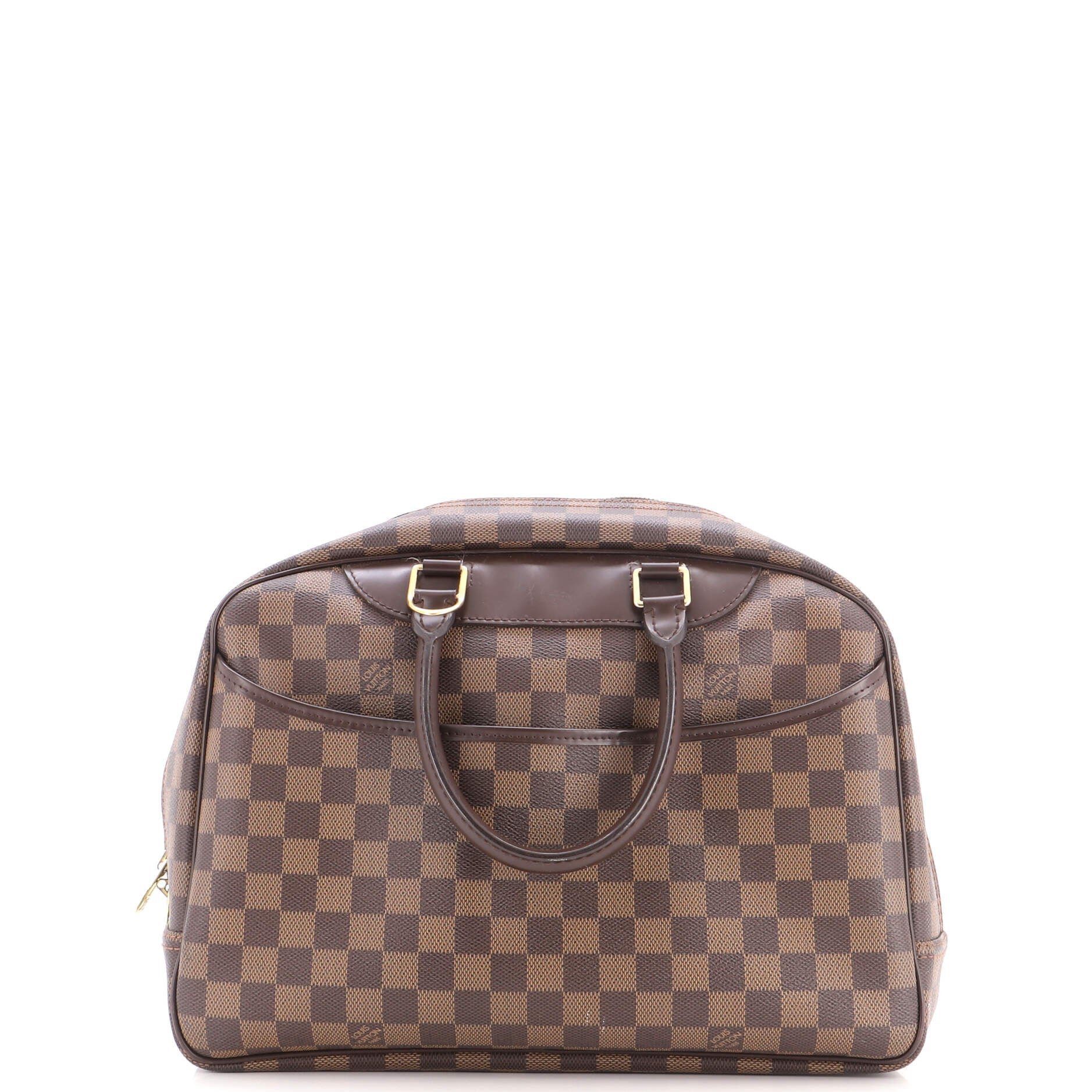 Deauville leather bowling bag