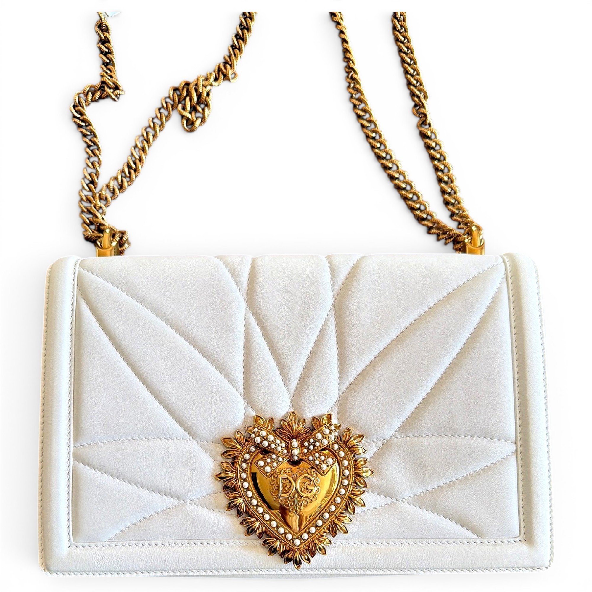Dolce & Gabbana Devotion leather crossbody bag