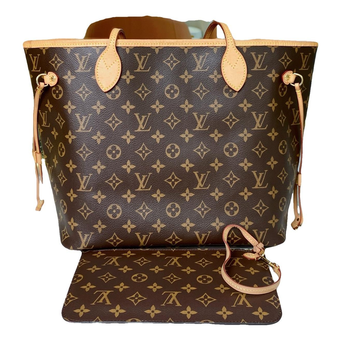 Neverfull leather handbag