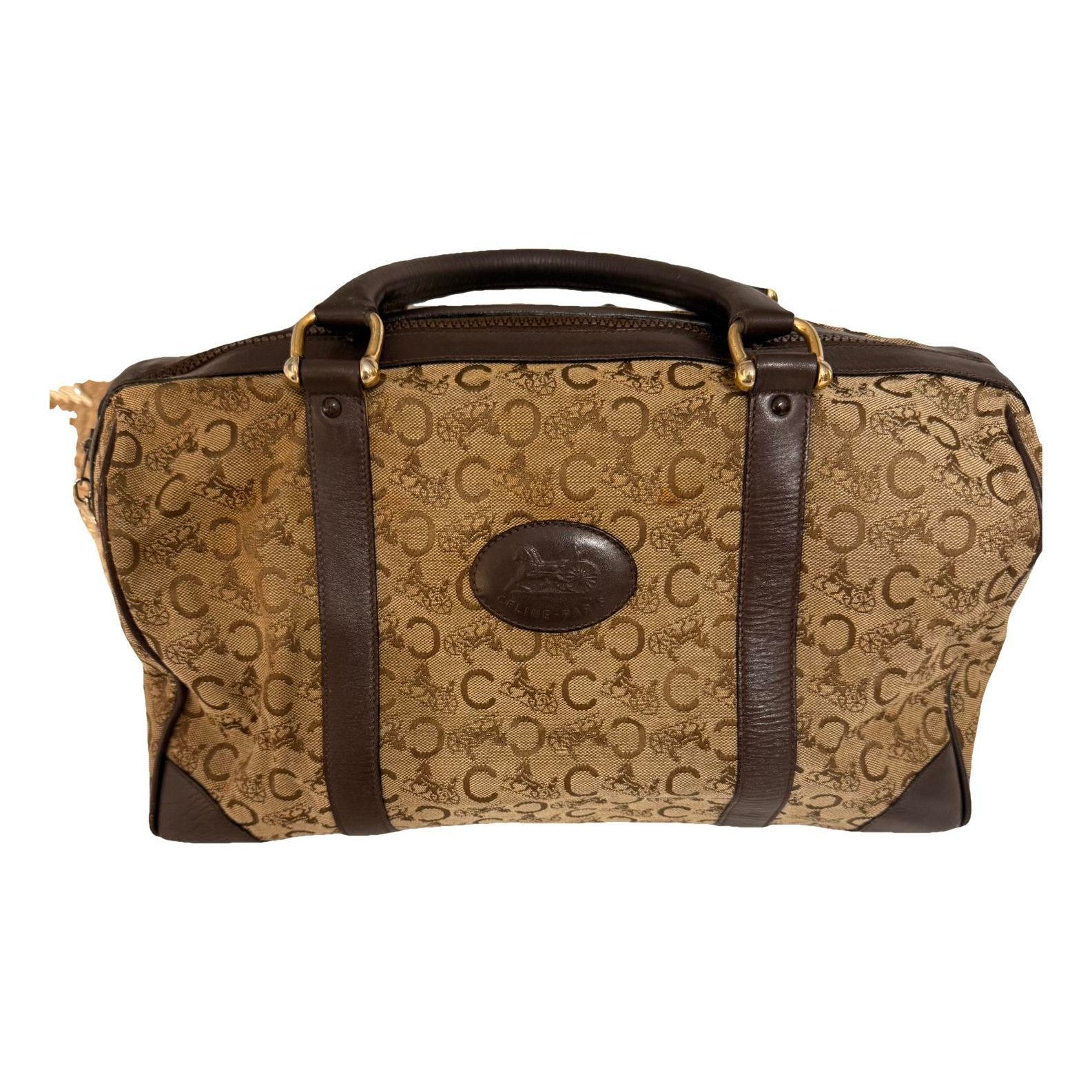 Triomphe leather handbag