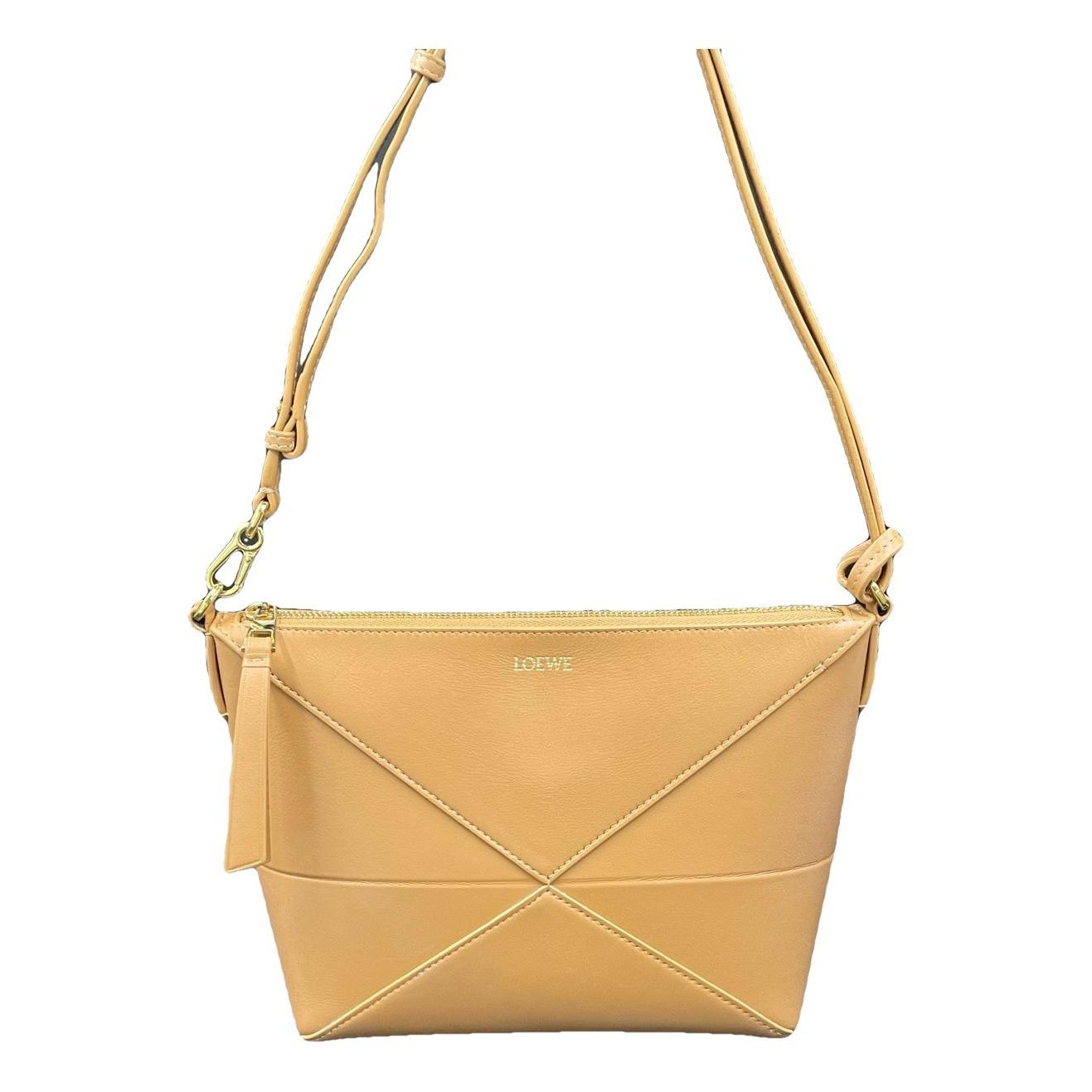 Puzzle Fold leather handbag