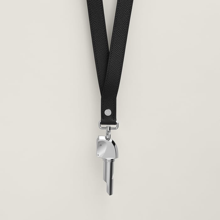 Noir Cheval Whistle Necklace