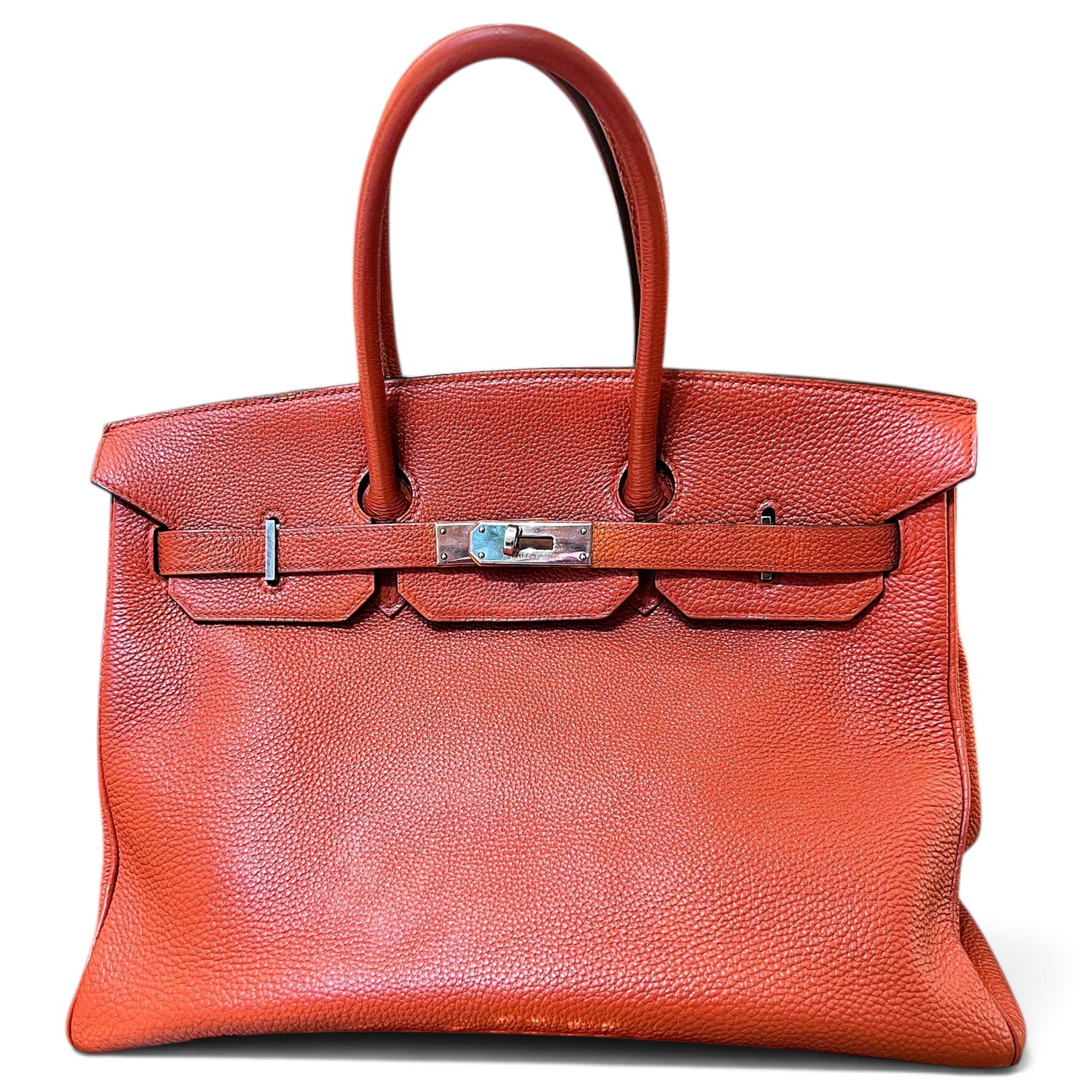 Birkin 35 leather handbag