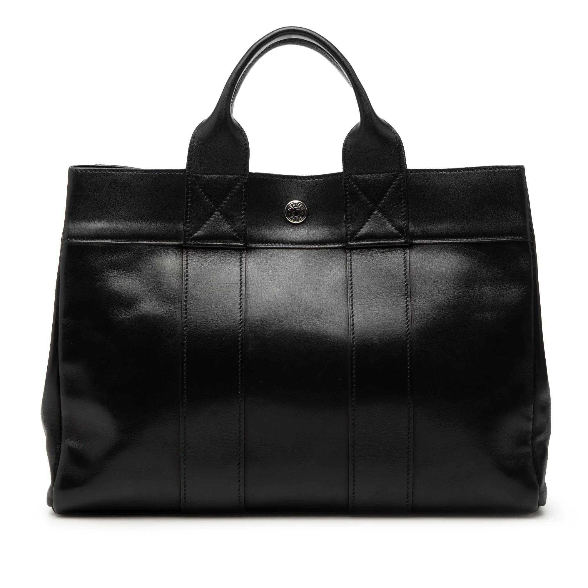 Leather tote
