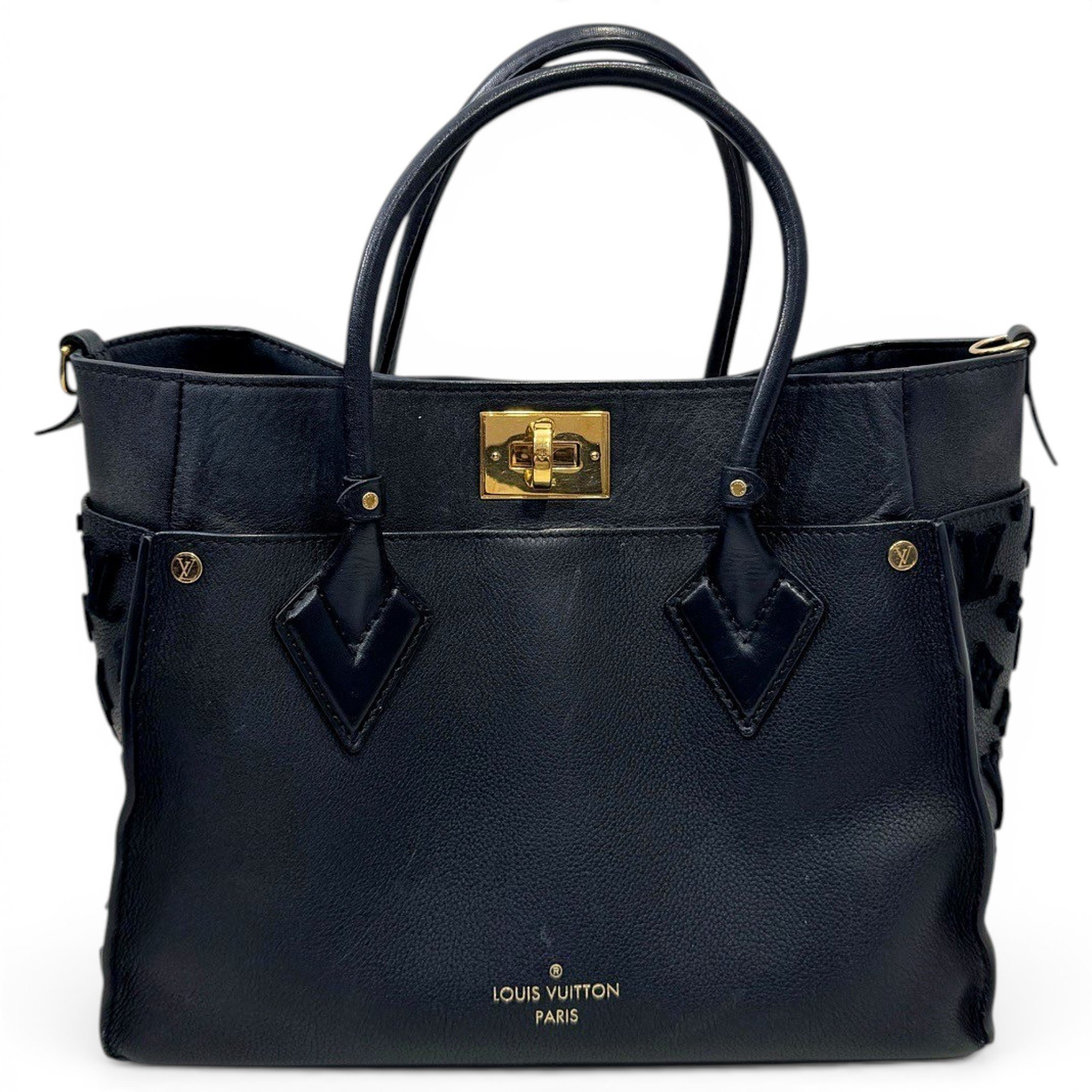 On My Side leather handbag