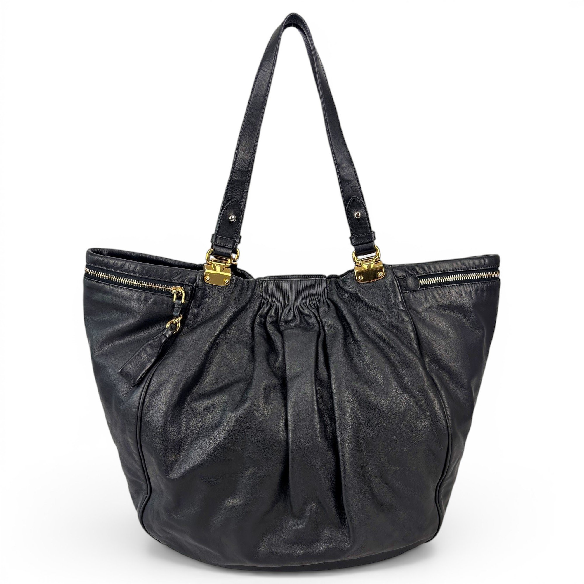 Vitello leather handbag