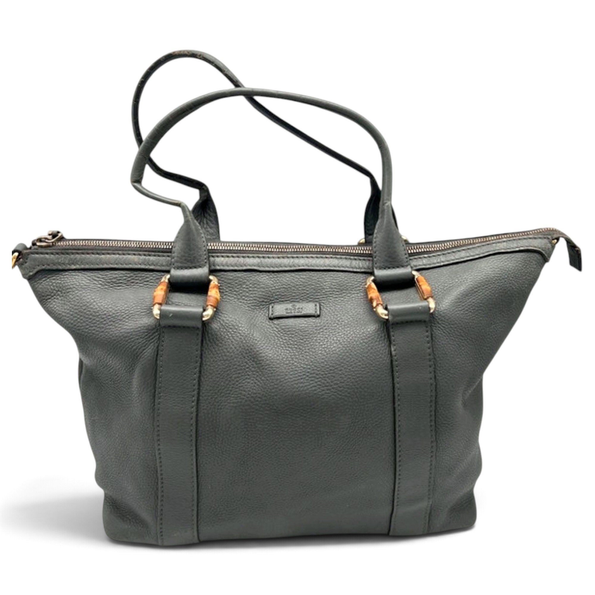 Leather tote