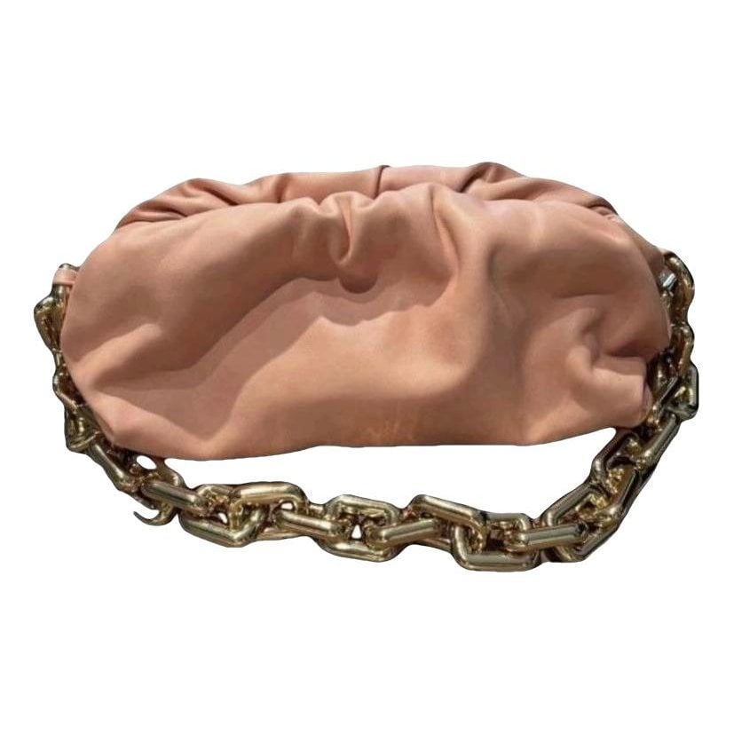 Chain Pouch leather handbag