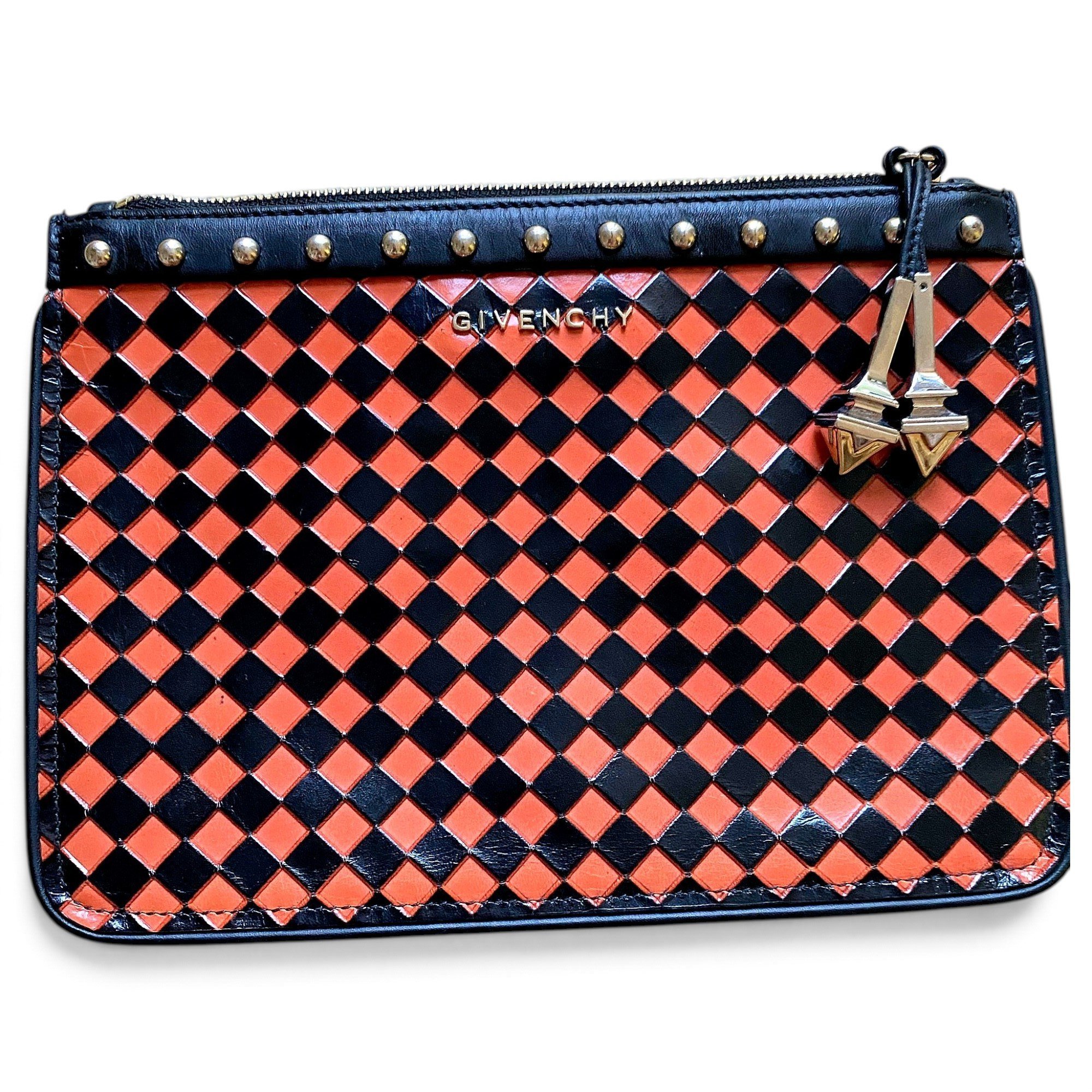 Givenchy Pandora leather clutch bag