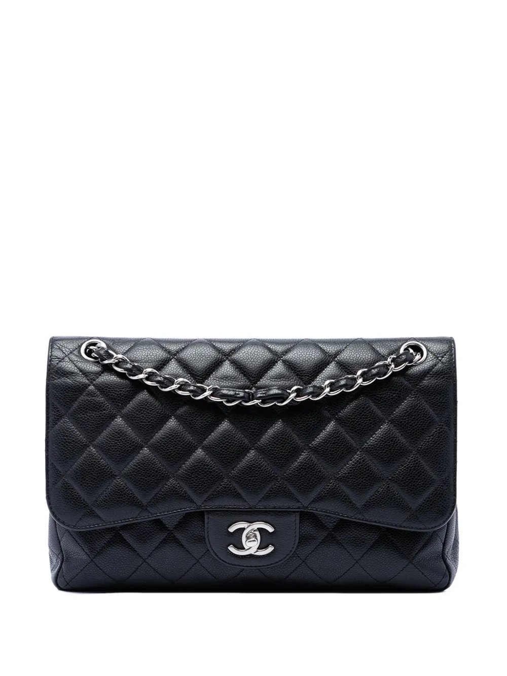 2012 Jumbo Classic Caviar Double Flap shoulder bag