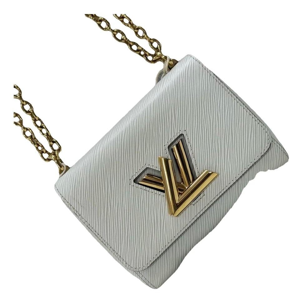 Twist leather handbag