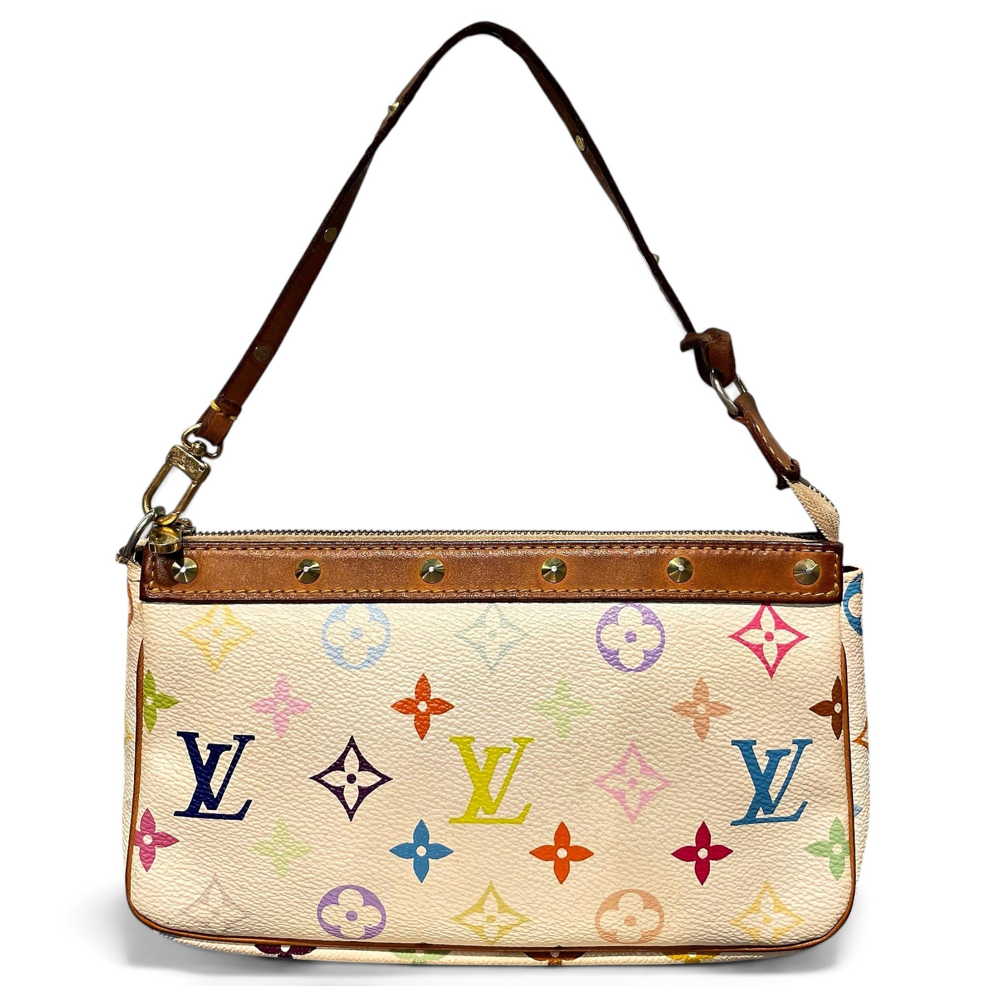 Pochette Accessoire leather handbag